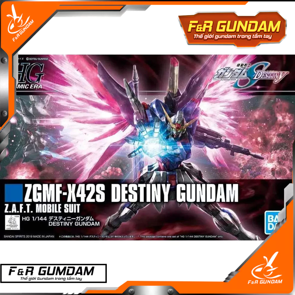 HGCE 1/144 ZGMF-X42S Destiny Gundam BANDAI Assembly Model