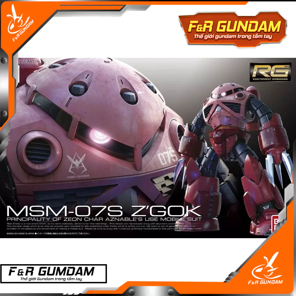 RG 1/144 MSM-07S Z Gok Char BANDAI