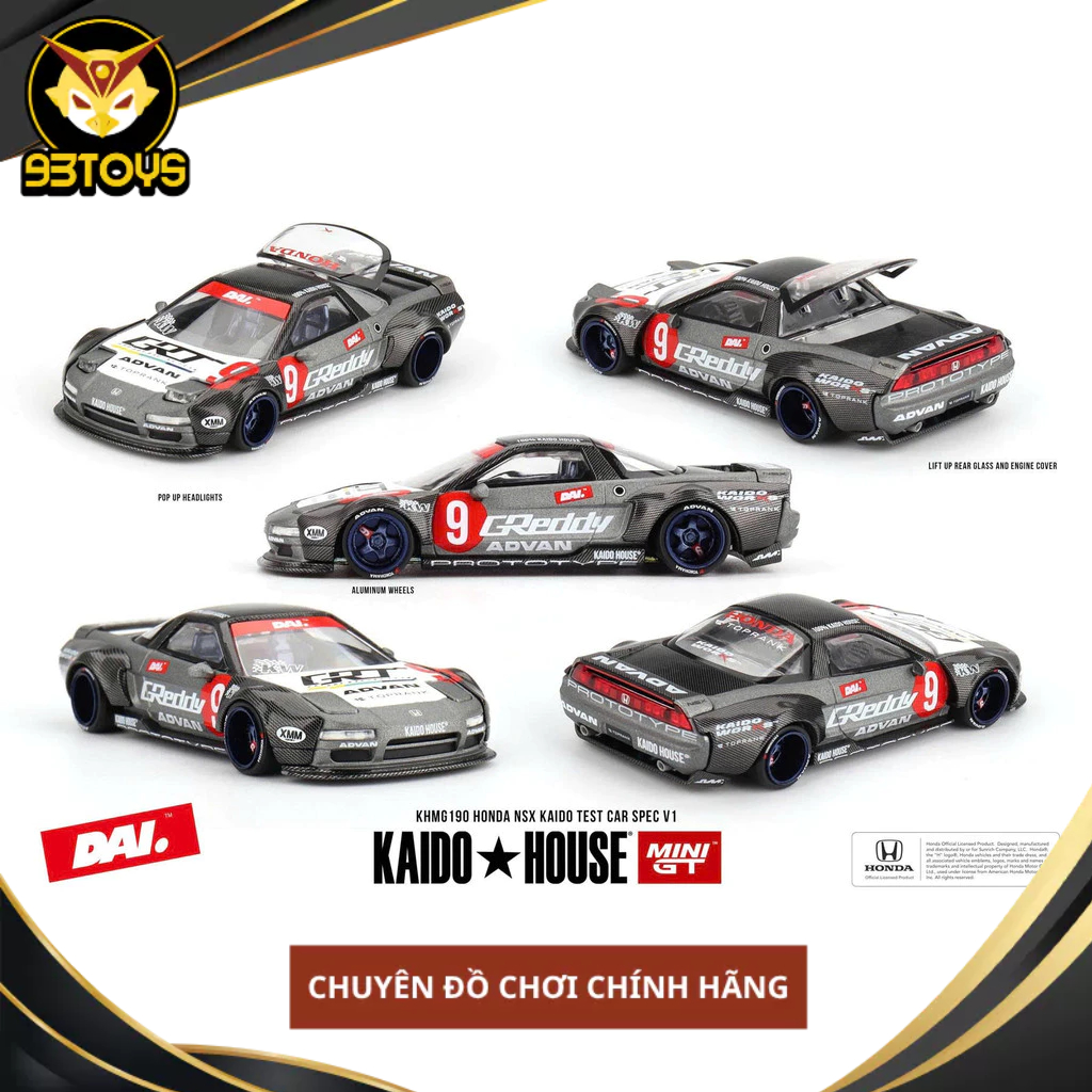 Kaido House KHMG190 Honda NSX KAIDO TEST CAR SPEC V1 รถรุ่น [ได NSX]
