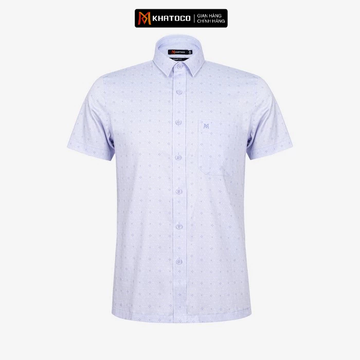 KATHOCO Smart Fit เสื้อเชิ้ตแขนสั้นผู้ชาย รหัส A1MN538S2-CNIN072-1602-N