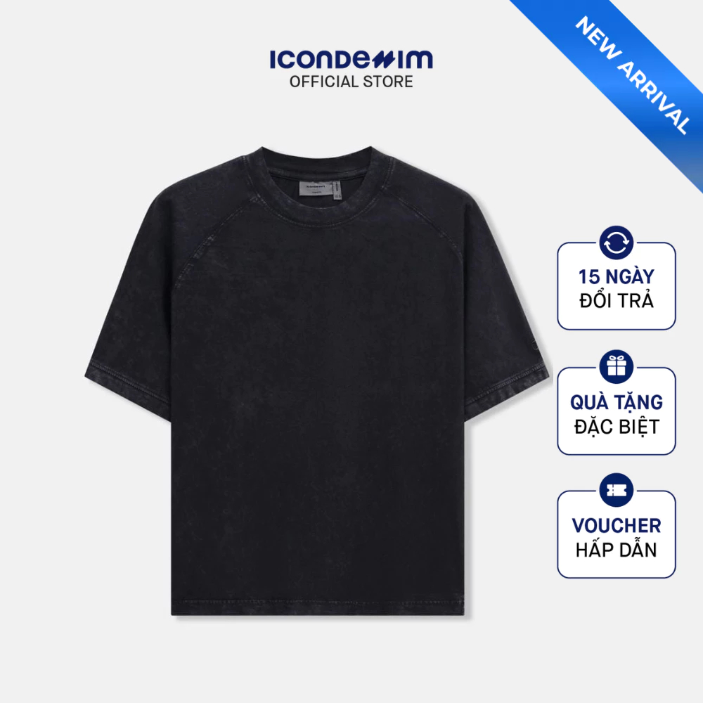 ICONDENIM Insignia ID Form Boxy เสื้อยืดผู้ชาย ATID0791