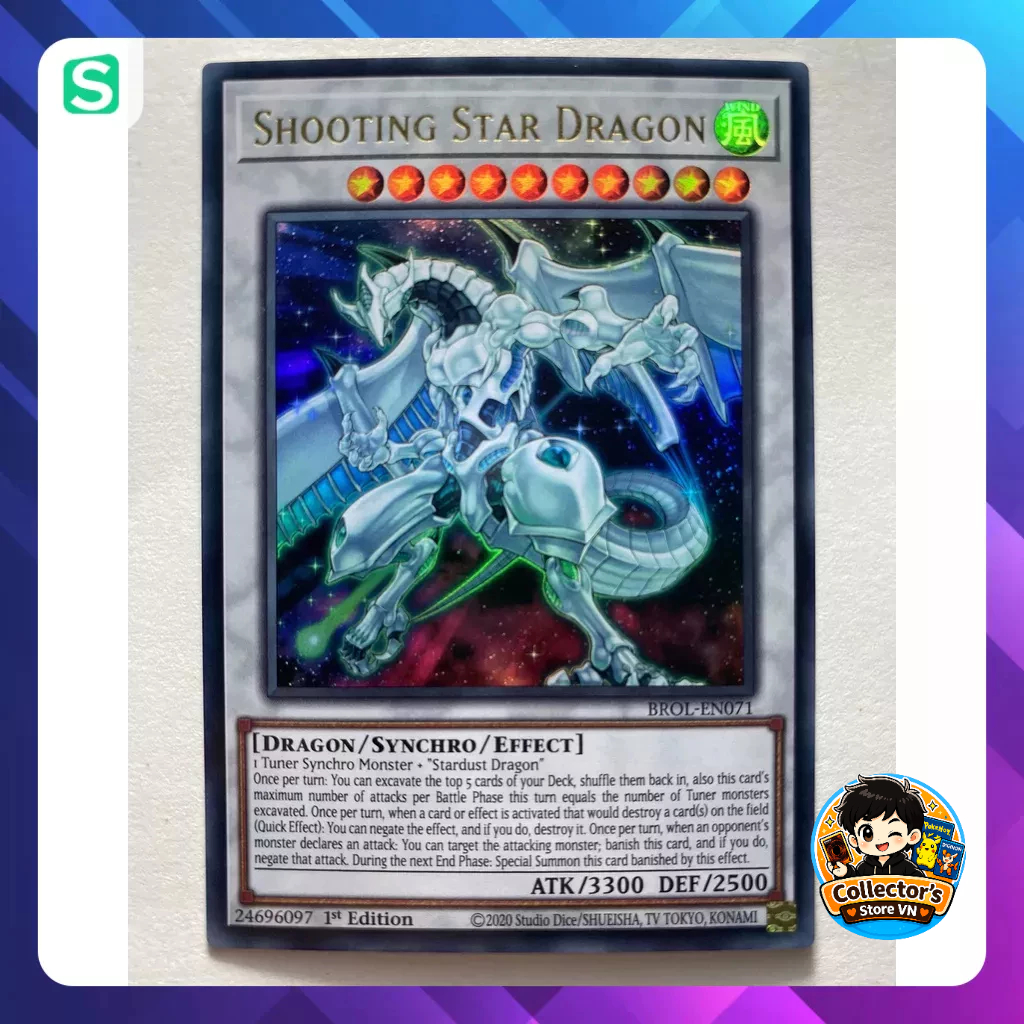 การ์ด Yugioh (UK) - BROL EN071: SHOOTING STAR DRAGON (หายากมาก)