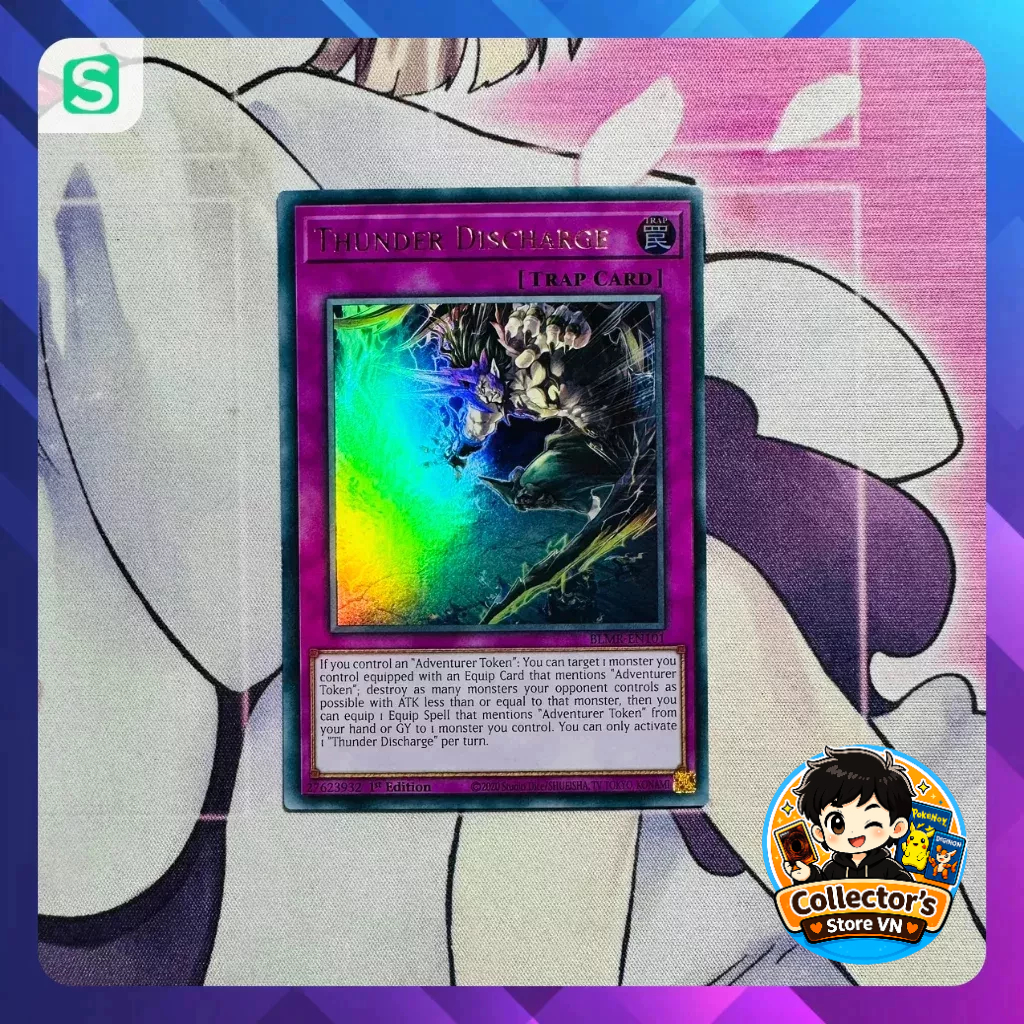 การ์ด Yugioh (UK) - BLMR-EN101; การปล่อยทันเดอร์; การพิมพ์ซ้ํา