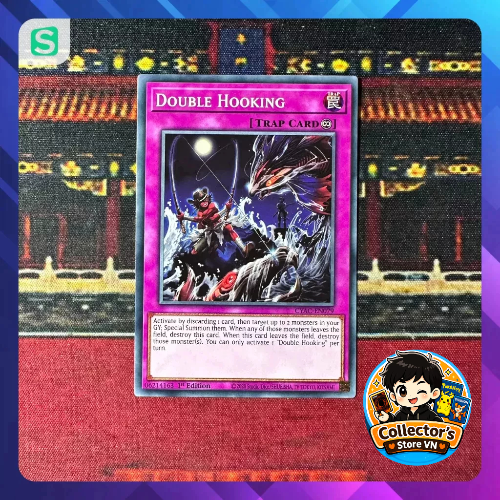 การ์ด Yugioh (UK) - CYAC-EN079; Double Hooking; ทั่วไป