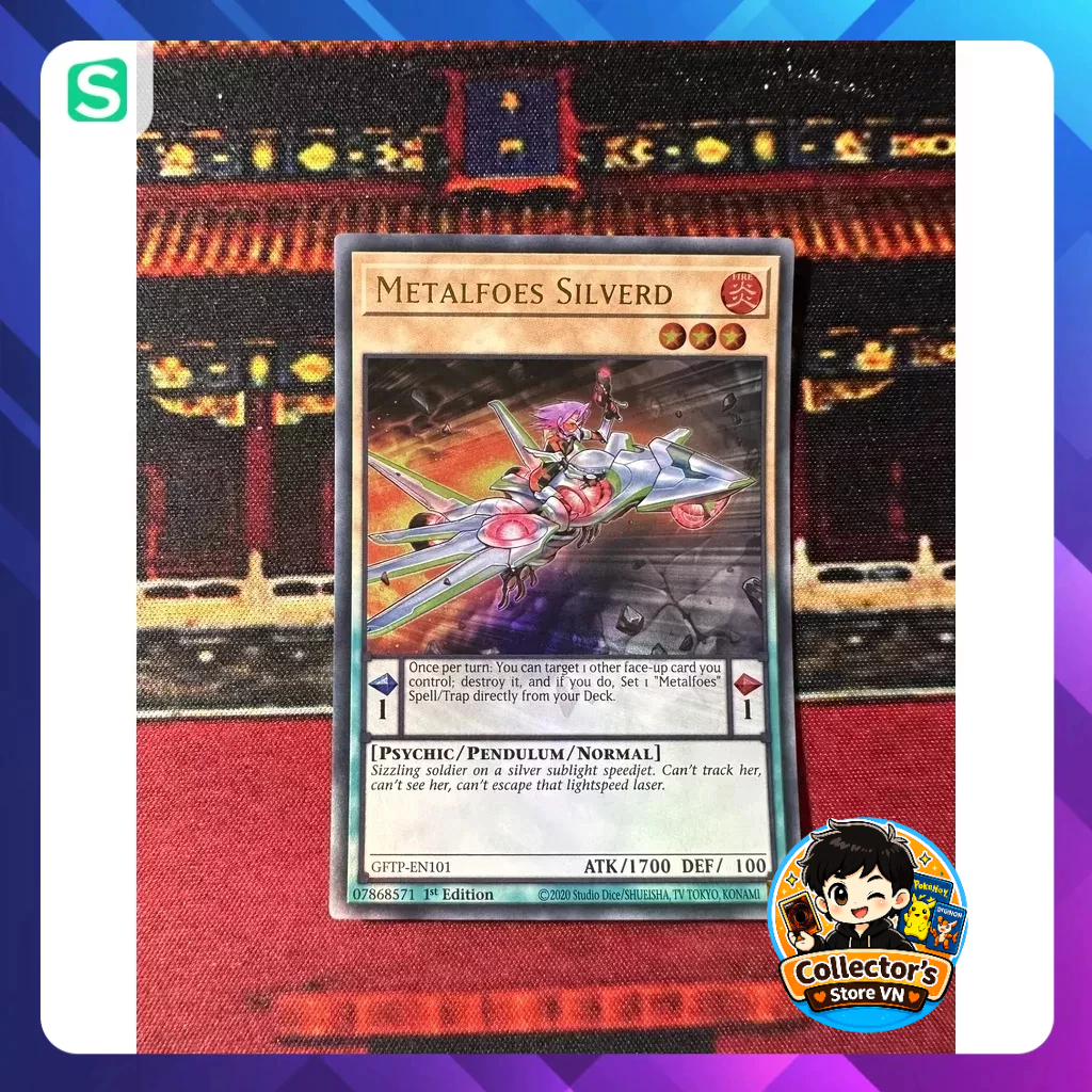 การ์ด Yugioh (UK) - GFTP-EN101; Metalfoes Silverd