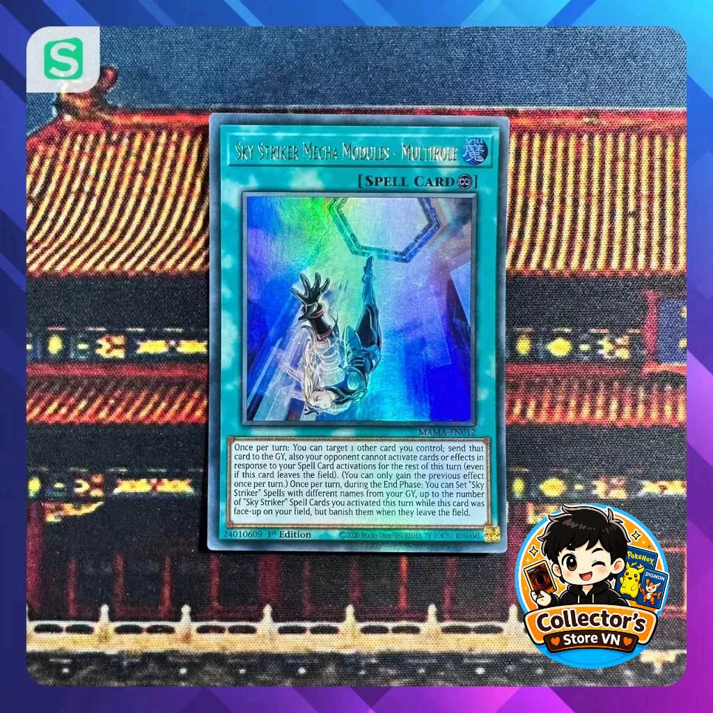 การ์ด Yugioh (UK) - MAMA-EN012; โมดูล Sky Striker Mecha - มัลติโรล์