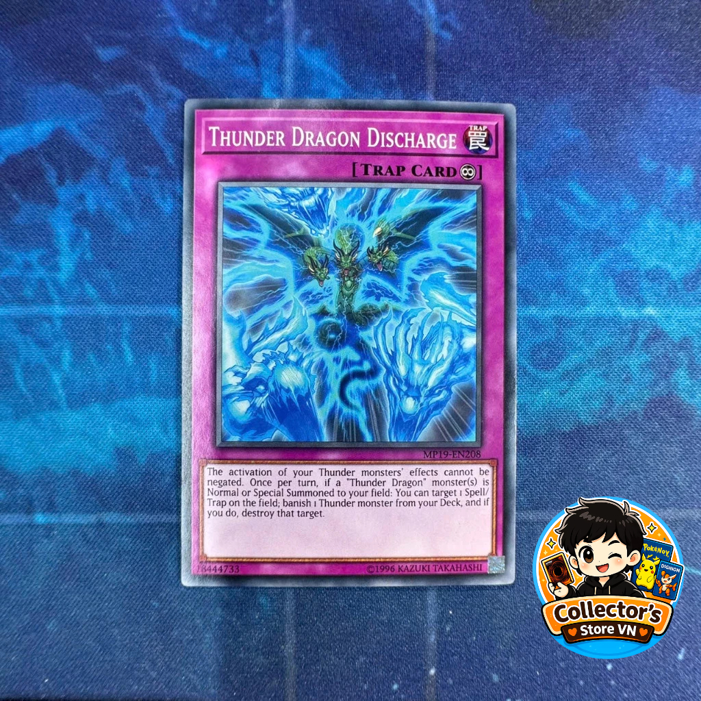 การ์ด YugiOh! (UK) MP19-EN208; Thunder Dragon Discharge (Unli)