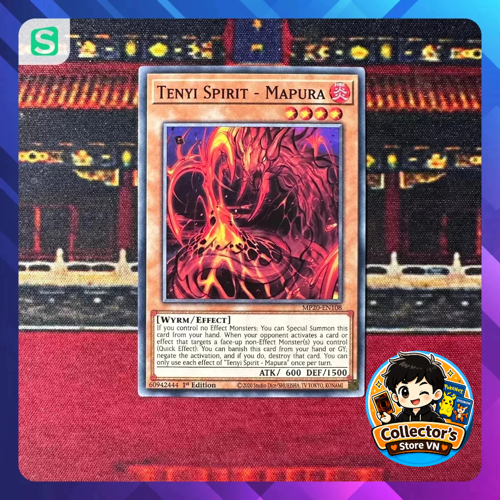 การ์ด Yugioh (UK) MP20-EN108; Tenyi Spirit - Mapura; ทั่วไป