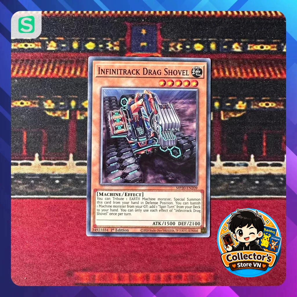 การ์ด Yugioh (UK) MP20-EN209; พลั่วลาก Infinitrack; ทั่วไป