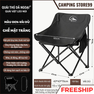 Ghế Camping Ngả Lưng Tmountain Gấp Gọn Thư Giãn Dã Ngoại Du Lịch Cao Cấp Cứng Cáp