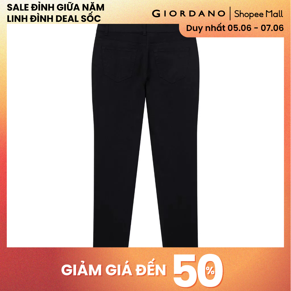 GIORDANO กางเกงสีกากีผู้หญิง 05413038