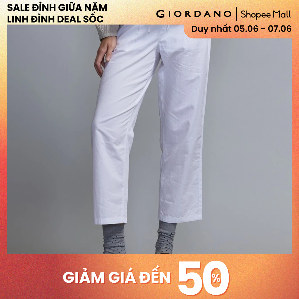 GIORDANO กางเกงเชือกรูดผู้หญิง 5424008