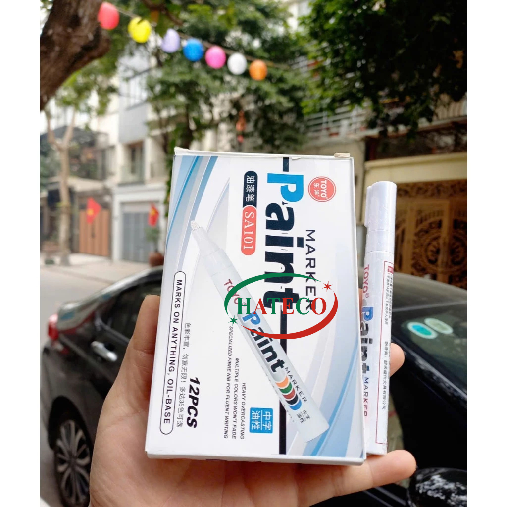 TIRE DRAWING PEN - TOYO 101 PAINT PEN - TIRE SPECIFICATIONS DRAWING PEN สีขาว