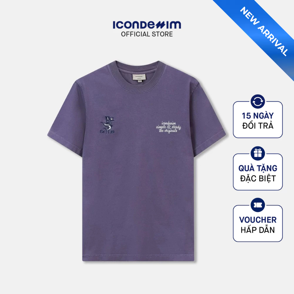 ICONDENIM เสื้อยืดผู้ชาย Regular Form ATID0754