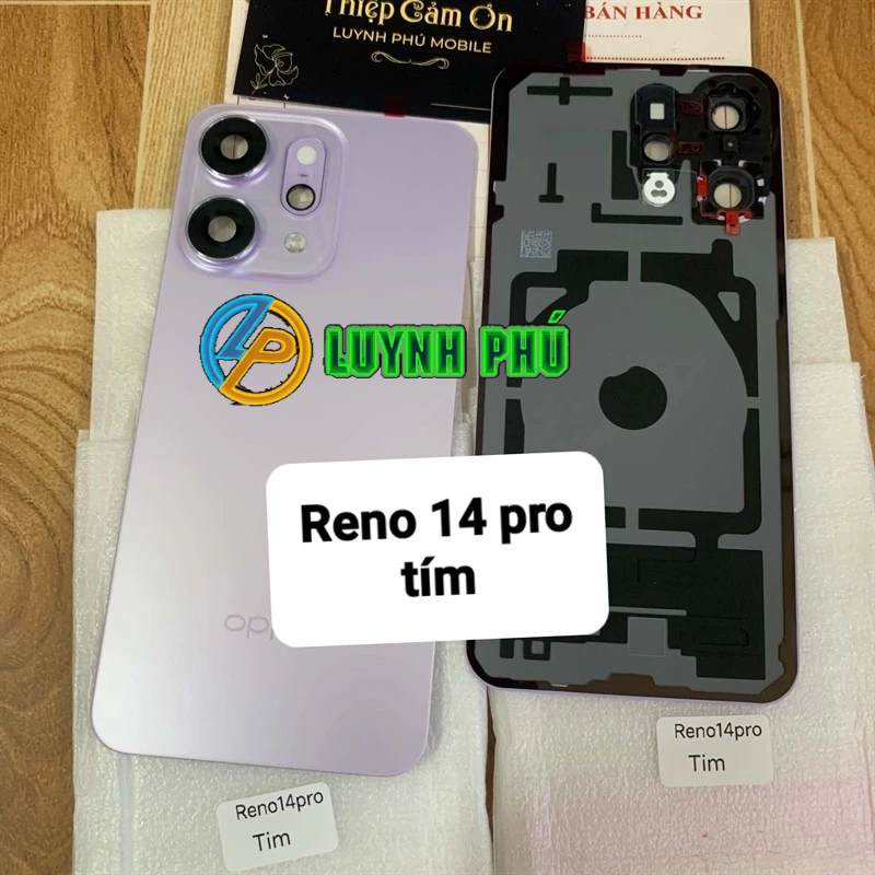 ฝาหลังทดแทนสําหรับ 0p p0 reno 14 pro 5g พร้อมกระจกกล้อง