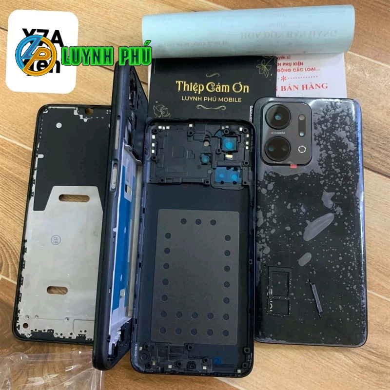 เคส Honor X7A พร้อมถาดซิมและกระจกกล้อง