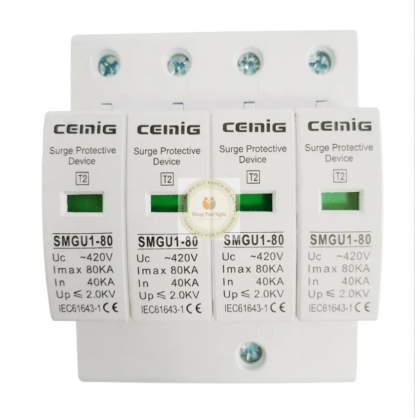 CEMIG SPD AC - ระบบป้องกันไฟกระชากทางลาดสําหรับระบบพลังงาน AC 3PHA 4P 420V