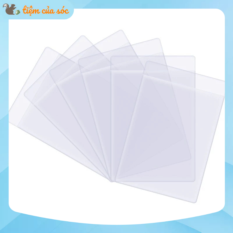 Combo 50 การ์ดป้องกัน PVC Card Sleeve Saver