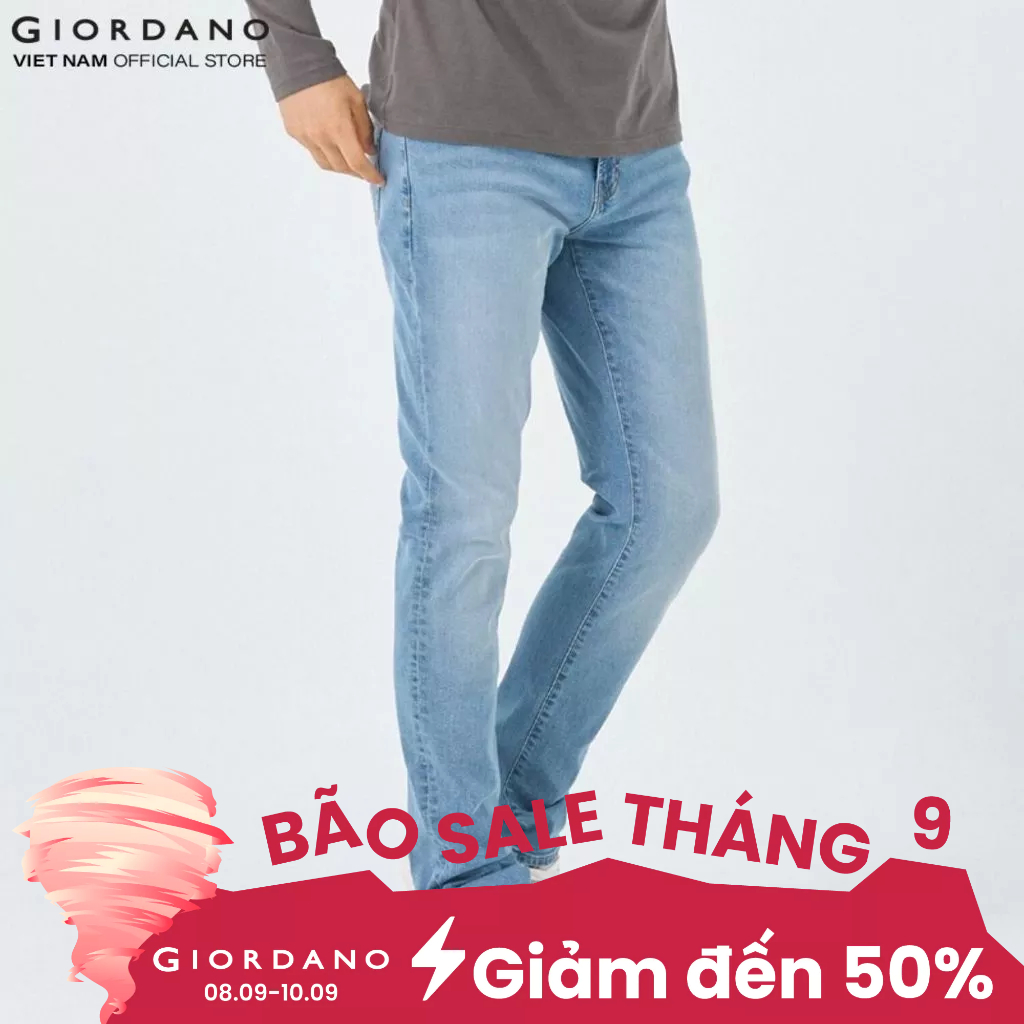 GIORDANO กางเกงยีนส์ขายาวผู้ชาย 01114051
