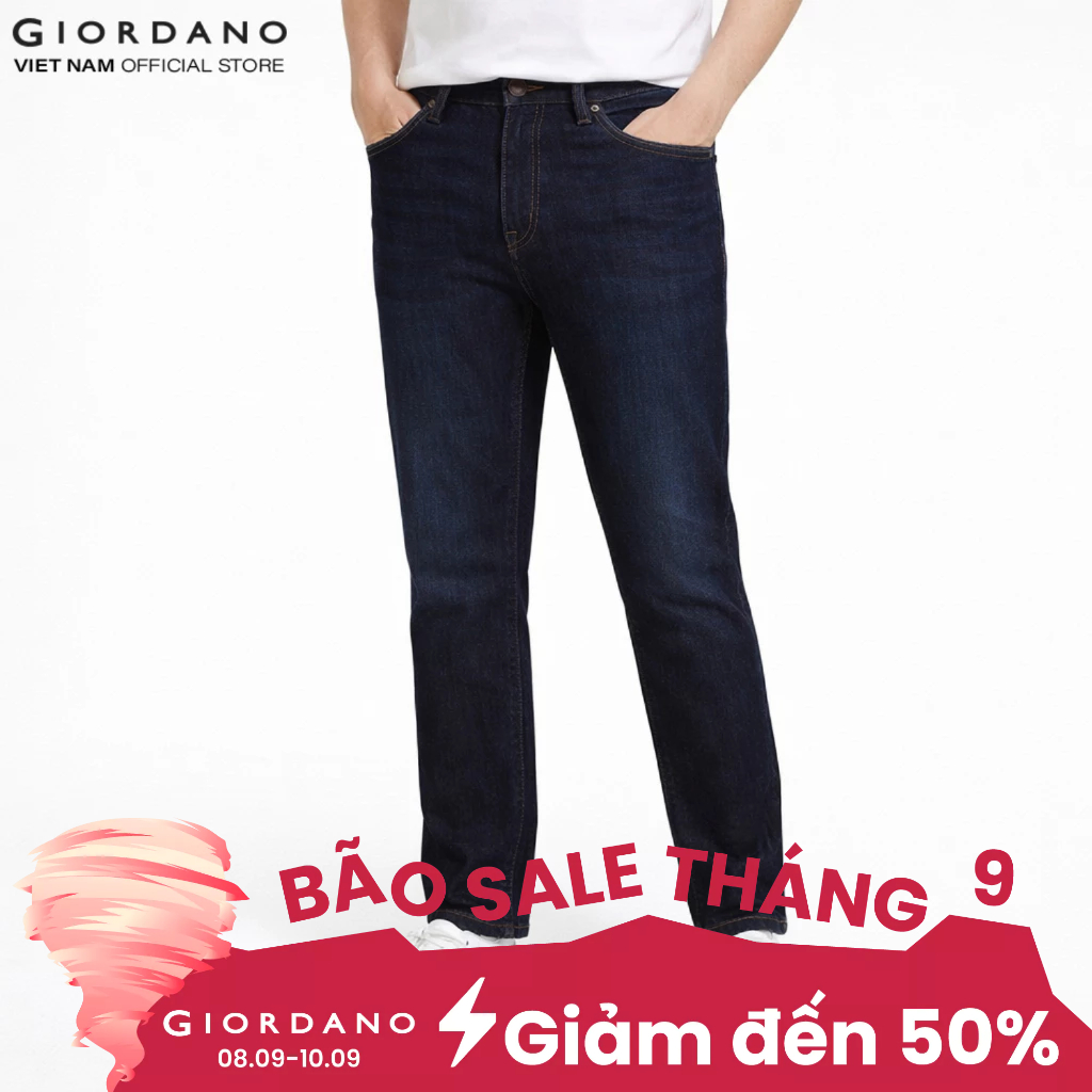 GIORDANO กางเกงยีนส์ขายาวผู้ชาย 01115051