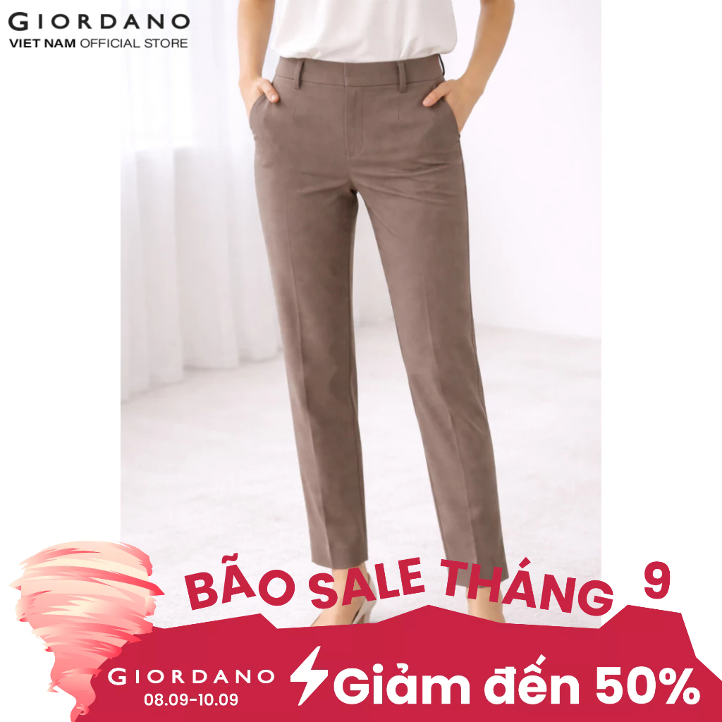 GIORDANO กางเกงสีกากีผู้หญิง 5413026