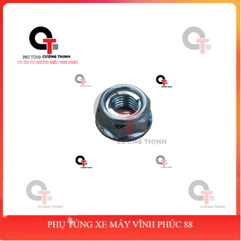 CT20 | U nut 10 lock 17 พร้อมหมุดกันลอยเพื่อจับเพลาหน้าไทย dream cup81-82 win car สินค้าเดิม - PTXM