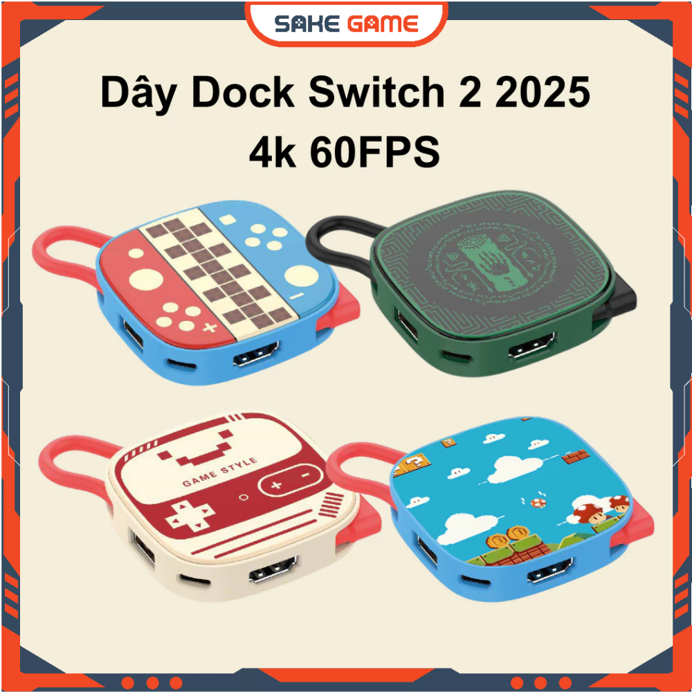 Nintendo Switch 2 2025 HDMI Dock Cord Portable HUB HDMI Output Cord Nintendo Switch 2 HUB Switch Doc