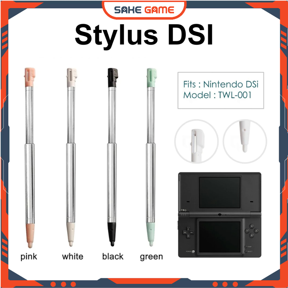 Nintendo DSI Stylus โลหะ Nintendo ปากกา DSI ปากกาโลหะ DSI Stylus DSI ปากกาสัมผัสรุ่น 2