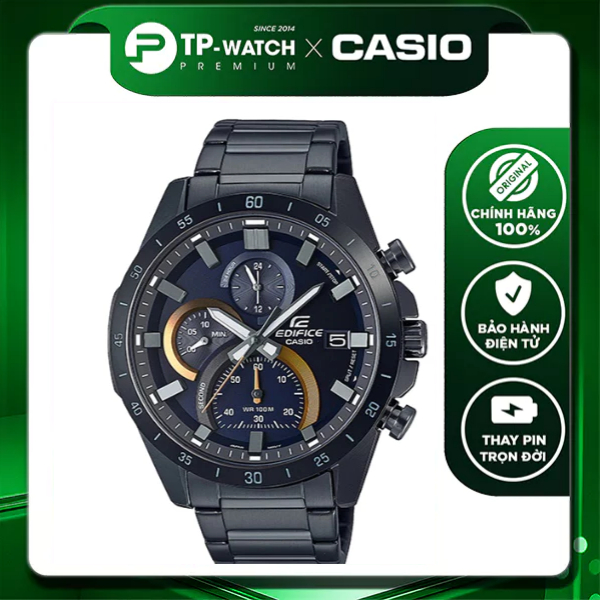ของแท้ Edifice EFR-571DC-2AVUDF นาฬิกาผู้ชายสายเหล็ก | EFR-571DC-2A
