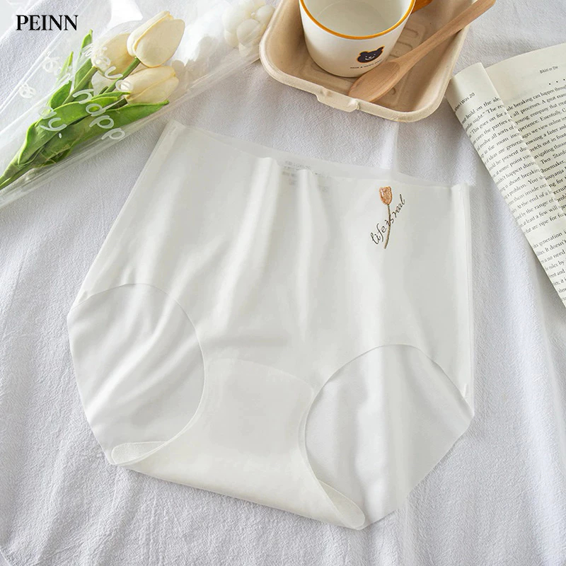 [Painn] Peinn QLS32 กางเกงชั้นในไม่มีซับใน นุ่ม บาง ลายกุหลาบ