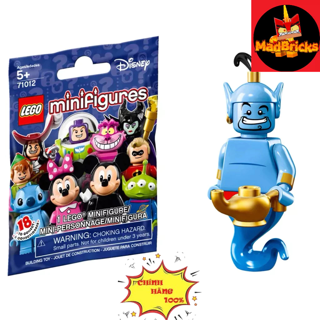 (LEGO DISNEY MINIFIGURE ) LEGO 71012 GENIE LIGHT GOD CHARACTER