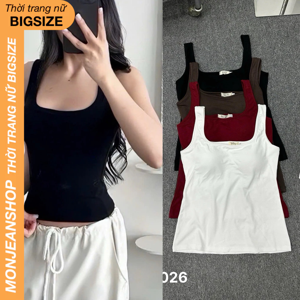 เสื้อกล้ามคอยูผู้หญิง Bigsize 55-85kg ธรรมดาด้วยโฟมคงที่ V1 AT9026