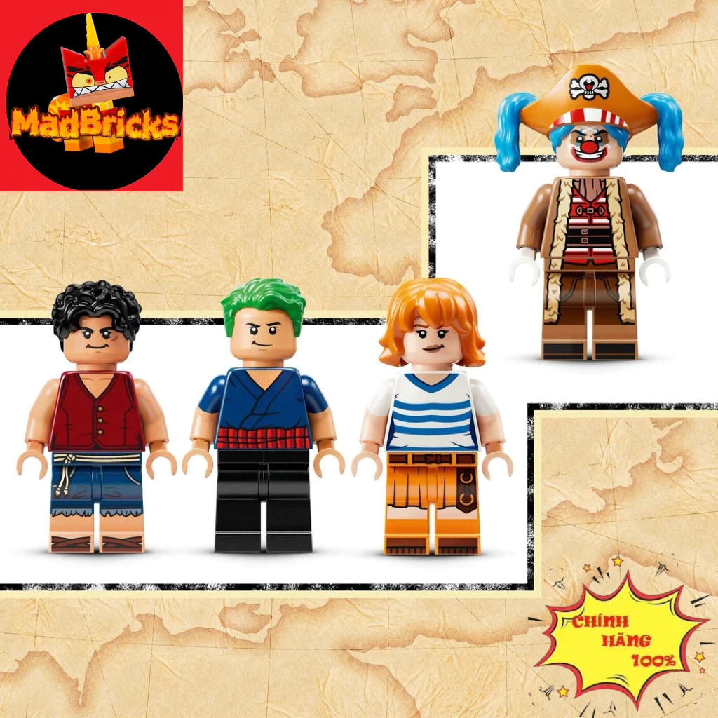 LEGO ONE PIECE SEPARATE CHARACTERS ONE PIECE SETS 75637 BUGGY PISS
