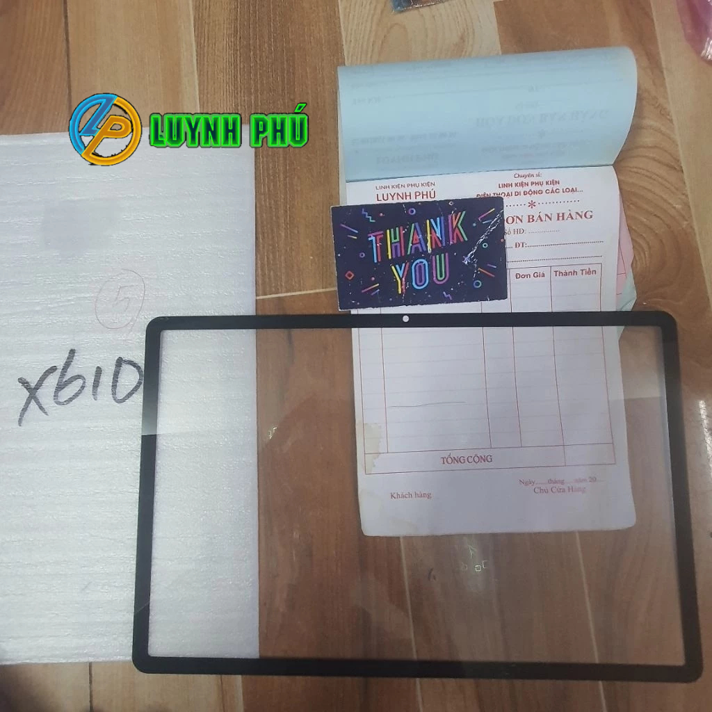 Samsung Tab s9 fe plus/X610/X615 กระจกเคลือบทันที รูปถ่ายจริง