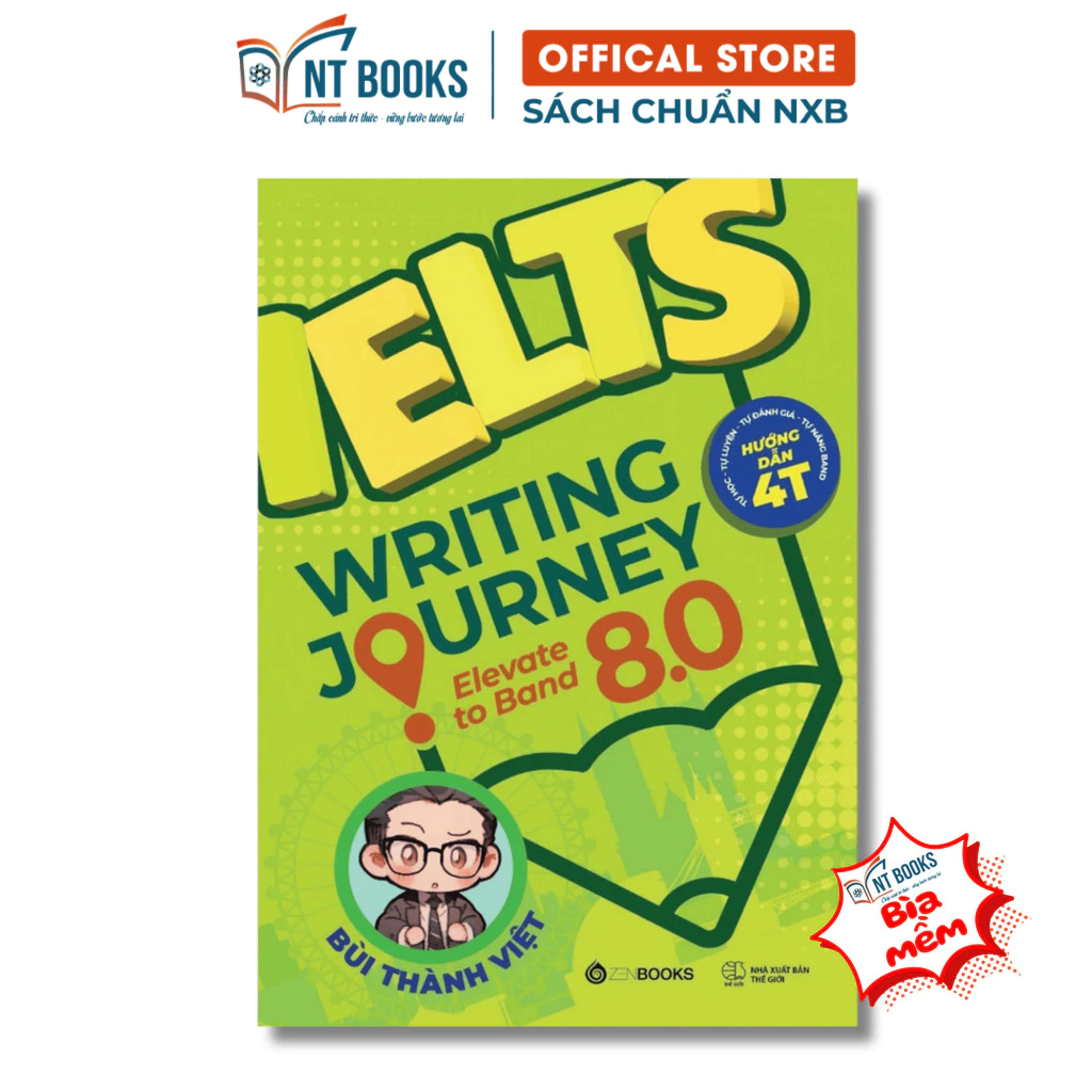 หนังสือ - Ielts Writing Journey: Elevate To Band 8.0 - ZB