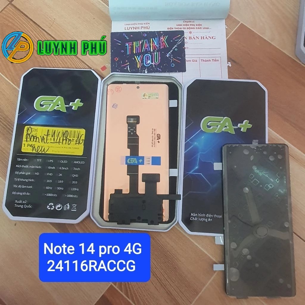 Red mi note 14 pro 4g/Note 14 pro 5g/note 13 pro plus/note 14 pro plus/poco x7 หน้าจอภาพถ่ายจริง