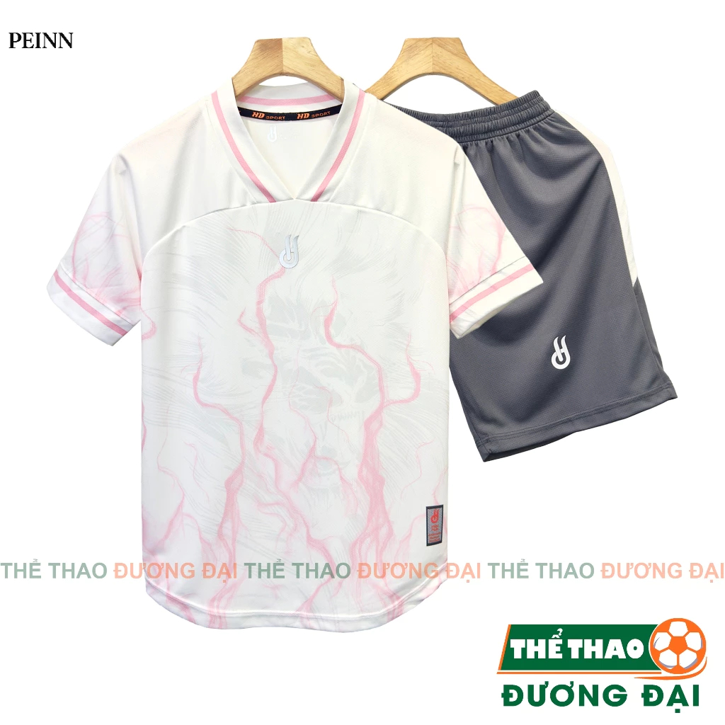 [Painn] HD Nova Design Football Clothing White Pink Sesame Elastic High Quality Breathable Contempor