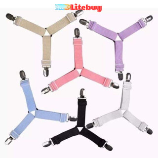 PVN66563 Bộ 4 kẹp ga giường drap chống xê dịch không có đệm nhựa