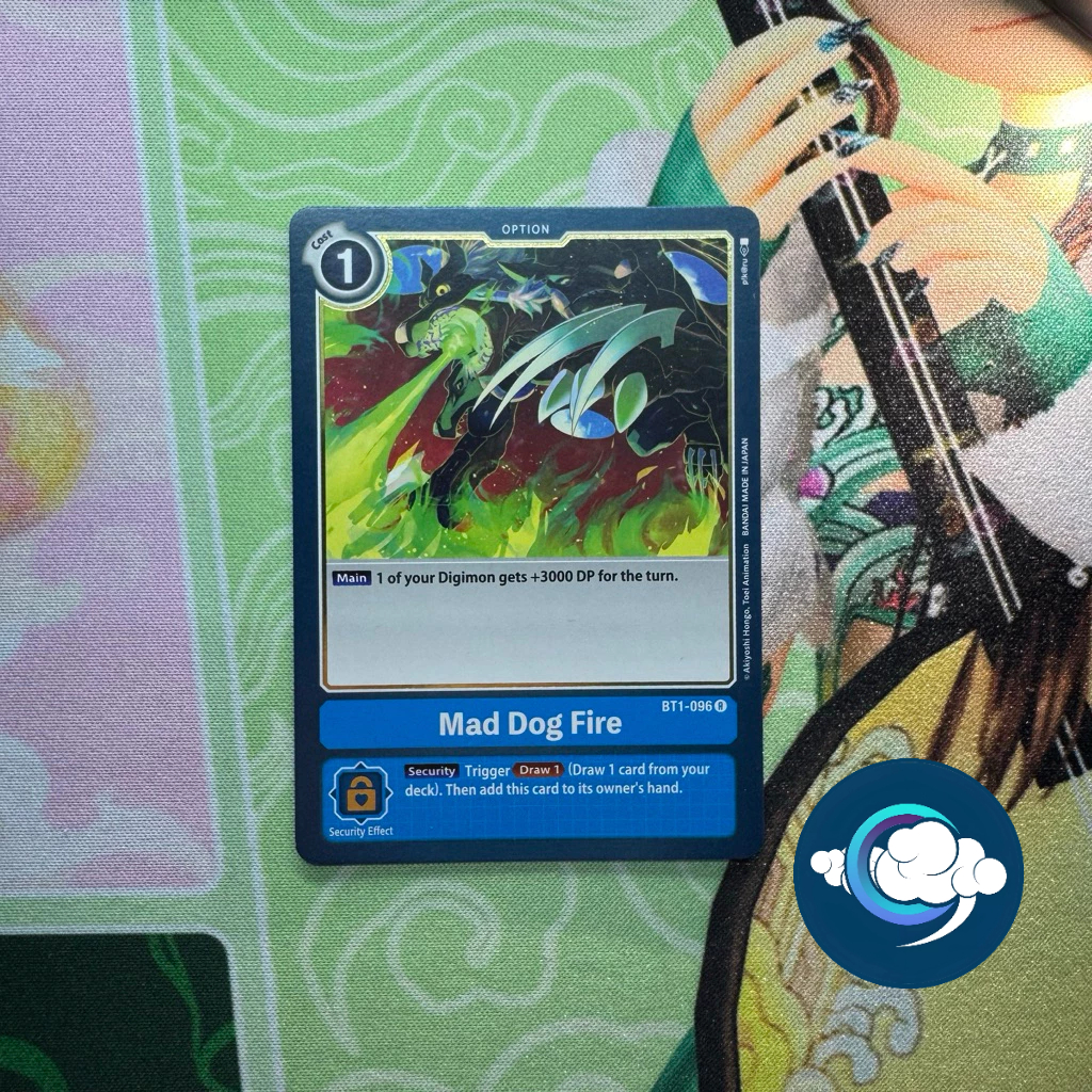 [Collectors Store VN] - การ์ดเกม DIGIMON: BT1-096 R - Mad Dog Fire
