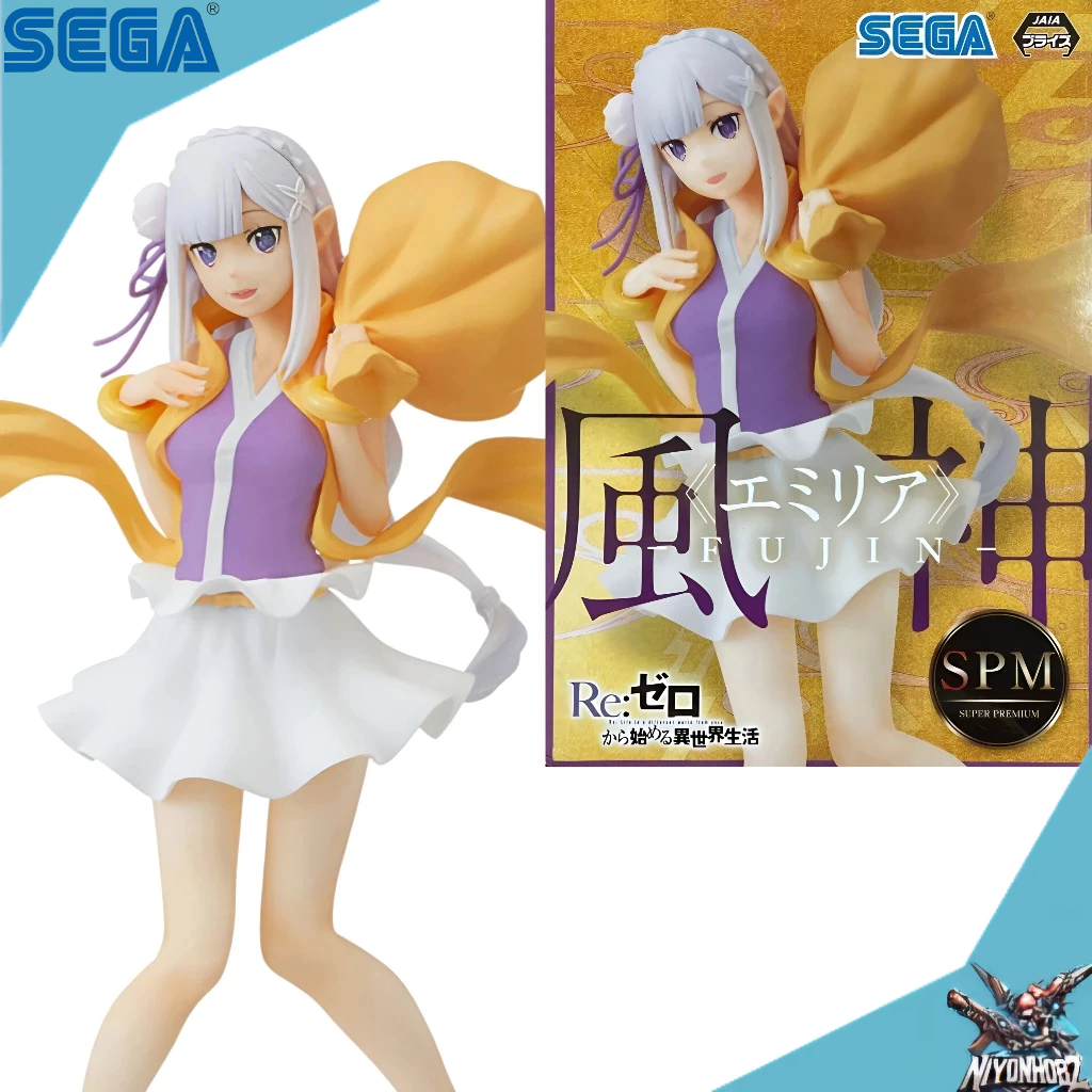 [SEGA] Emilia Wind God Ver Super Premium Figure Anime Re Zero ของแท้