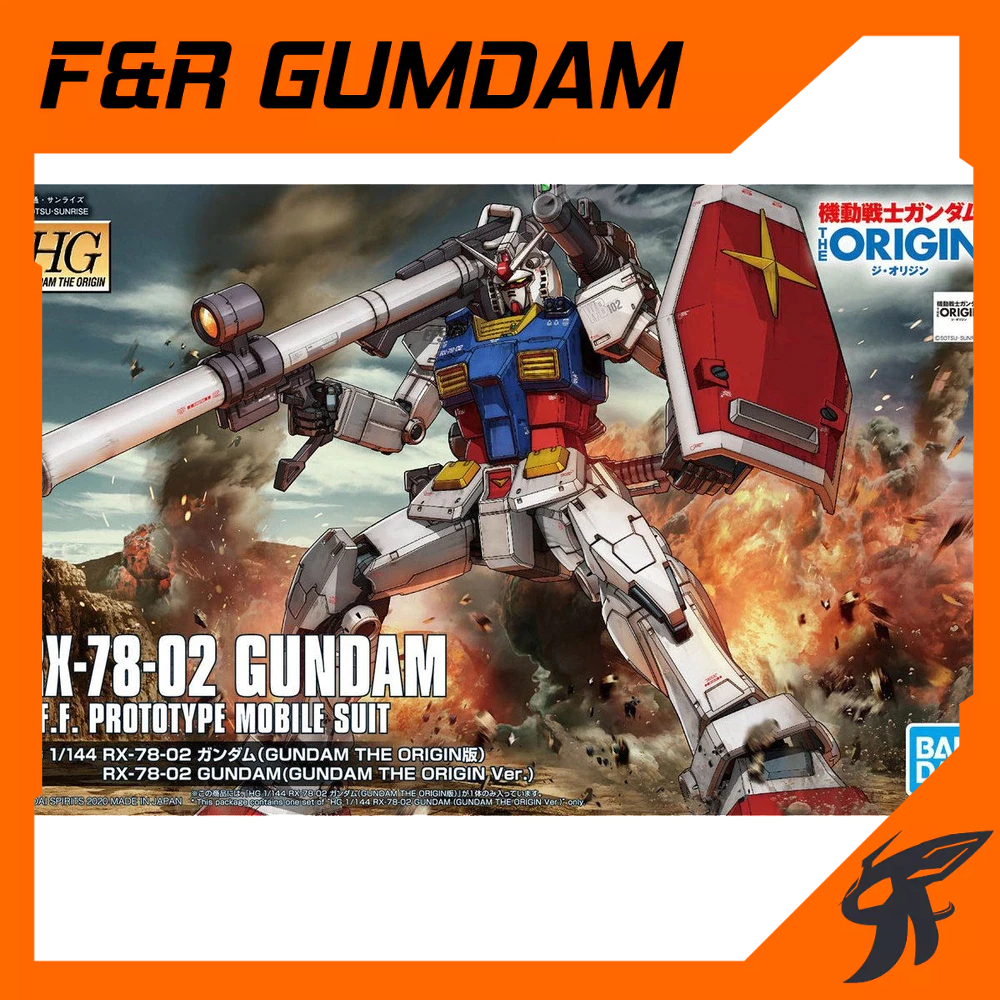 HG RX-78-2 GTO กันดั้ม The Origin Ver Assembly Model