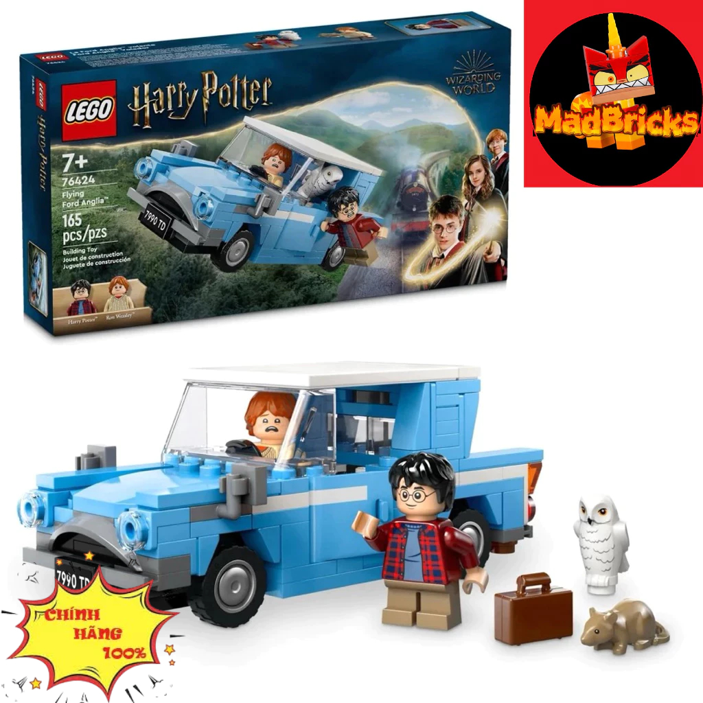 Ford Anglia LEGO 76424 Magic เครื่องบินประกอบของเล่น
