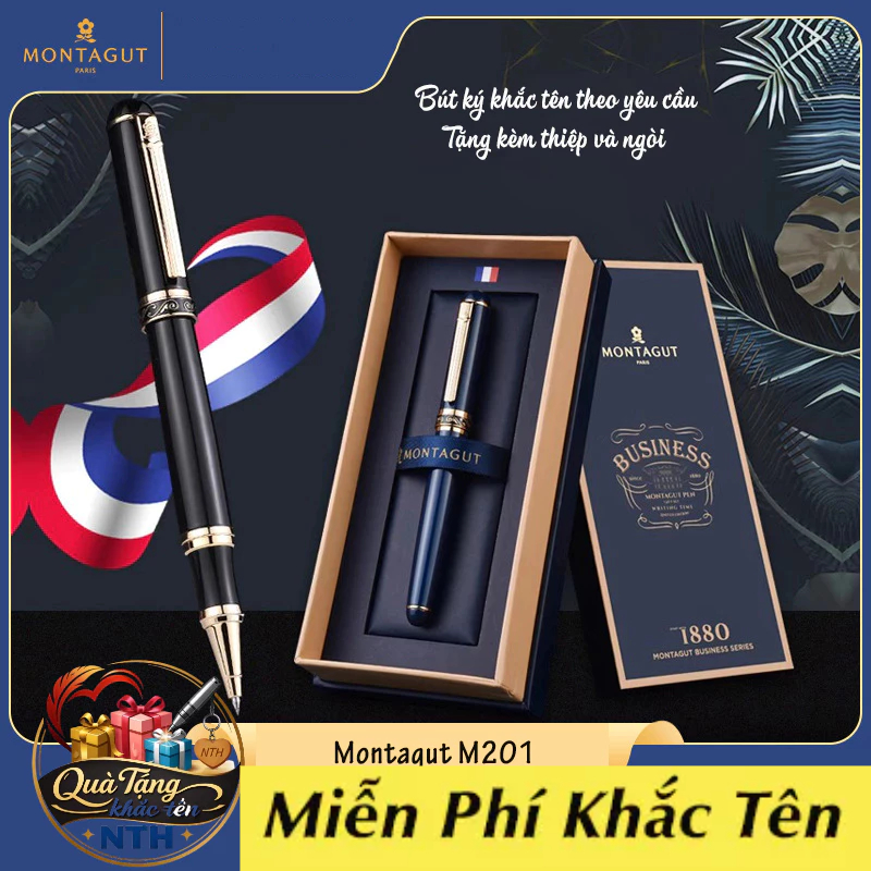 MONTAGUT 201 FULLBOX ปากกาลายเซ็นพรีเมี่ยม ขอชื่อเป็นของขวัญสําหรับครู พันธมิตร ธุรกิจ
