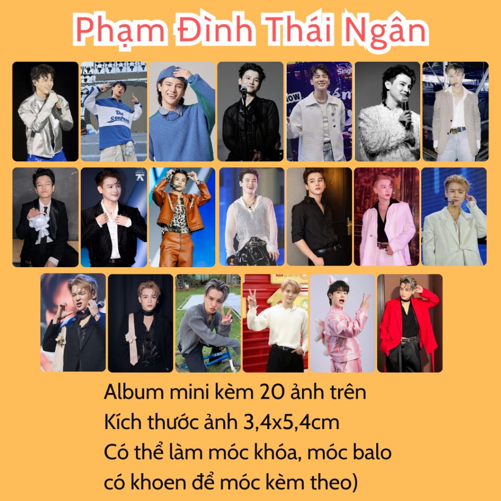 Pham Dinh Thai Ngan มินิอัลบั้มสไตล์พวงกุญแจ - Ume Idol สามารถขออัพออนได้ (รวม 20 รูป ราคารวมพิมพ์ภา