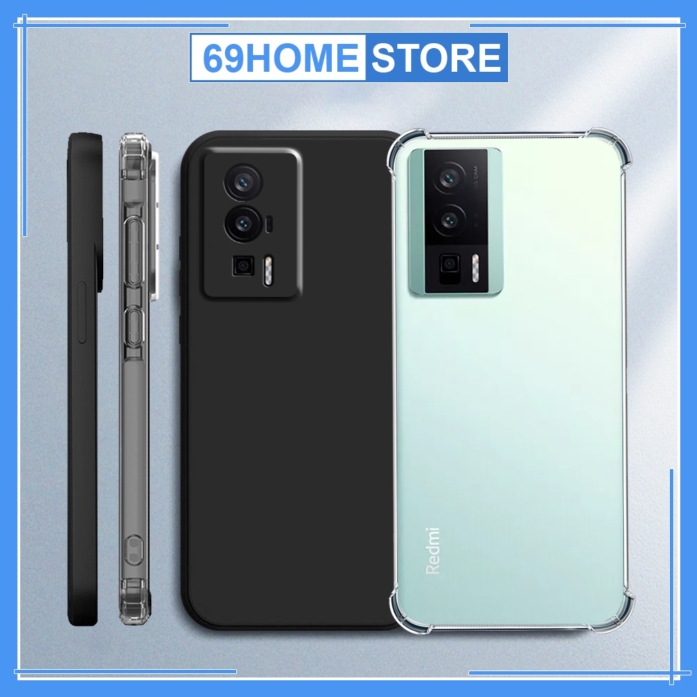 Xiaomi Redmi K60 / K60 Pro / K60 Ultra กันกระแทก โปร่งใส เคสป้องกันกล้อง