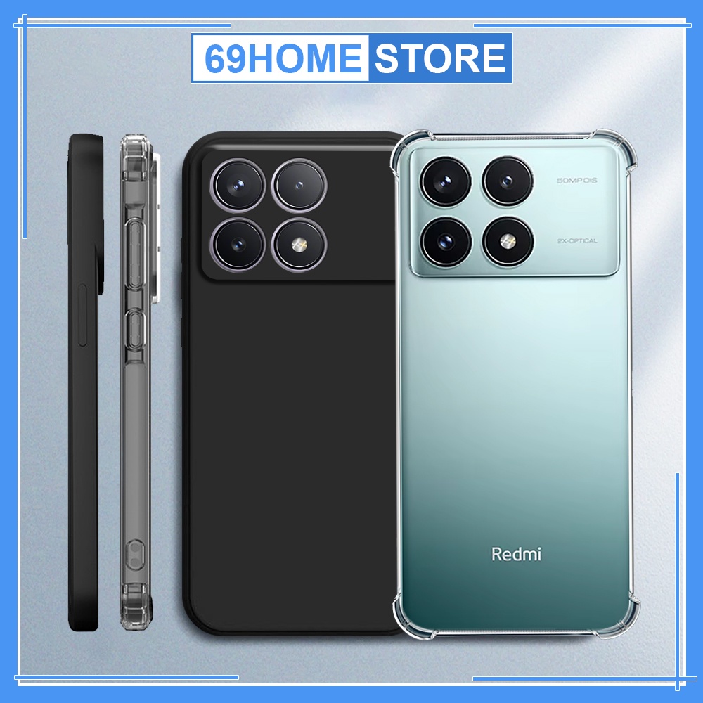 เคส Xiaomi Redmi K70 / K70 Pro / K70 Ultra / Poco F6 Pro กันกระแทก โปร่งใส กันกล้อง