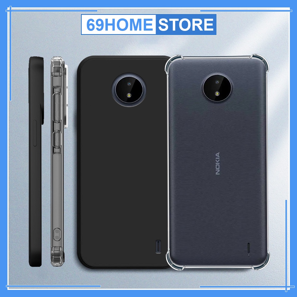 เคส Nokia 3.4 / G10 / C20 / C30 / C21 Plus กันกระแทก โปร่งใส ป้องกันกล้อง