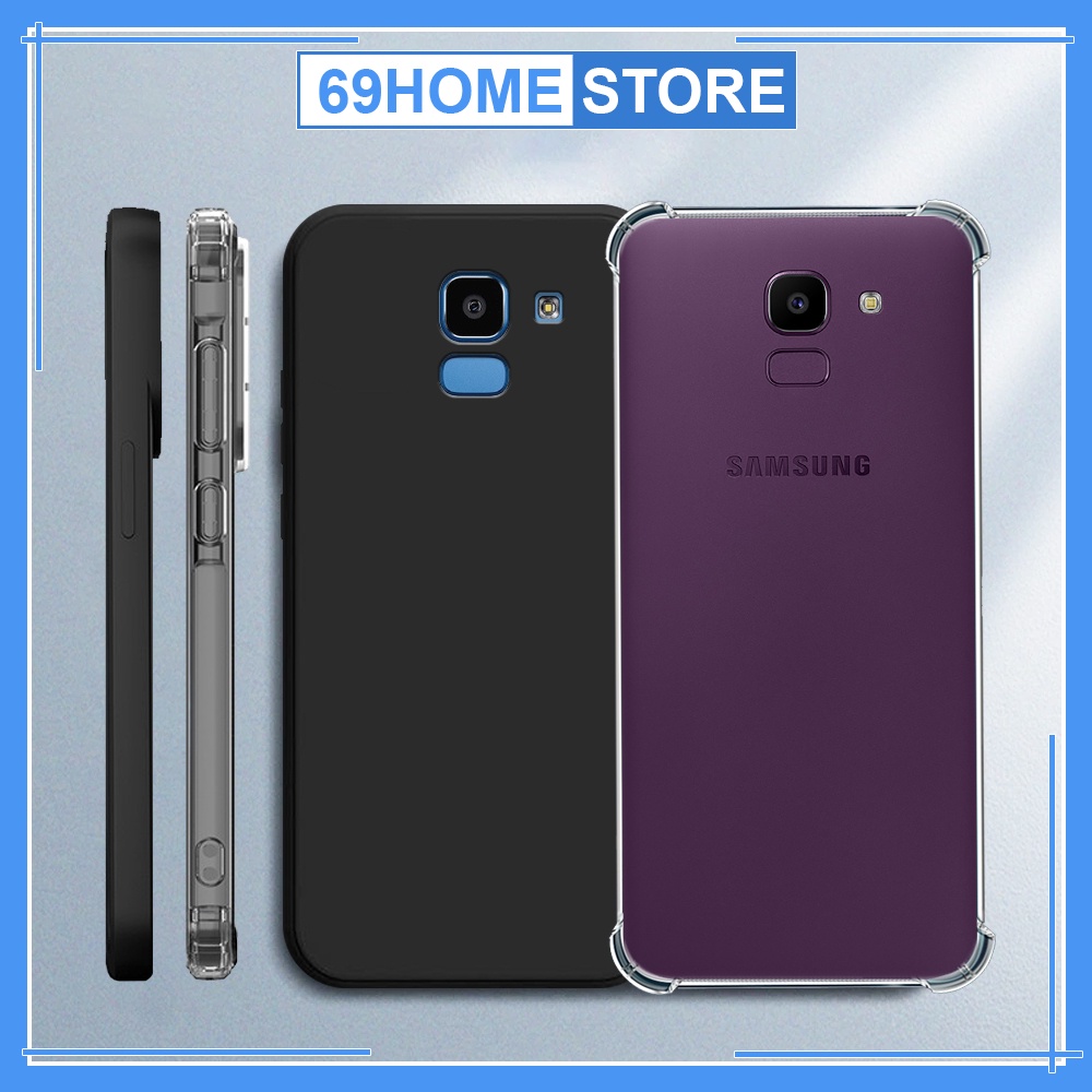 เคส Samsung J6 2018 / J6 Plus / J6+ กันกระแทก โปร่งใส กันกล้อง