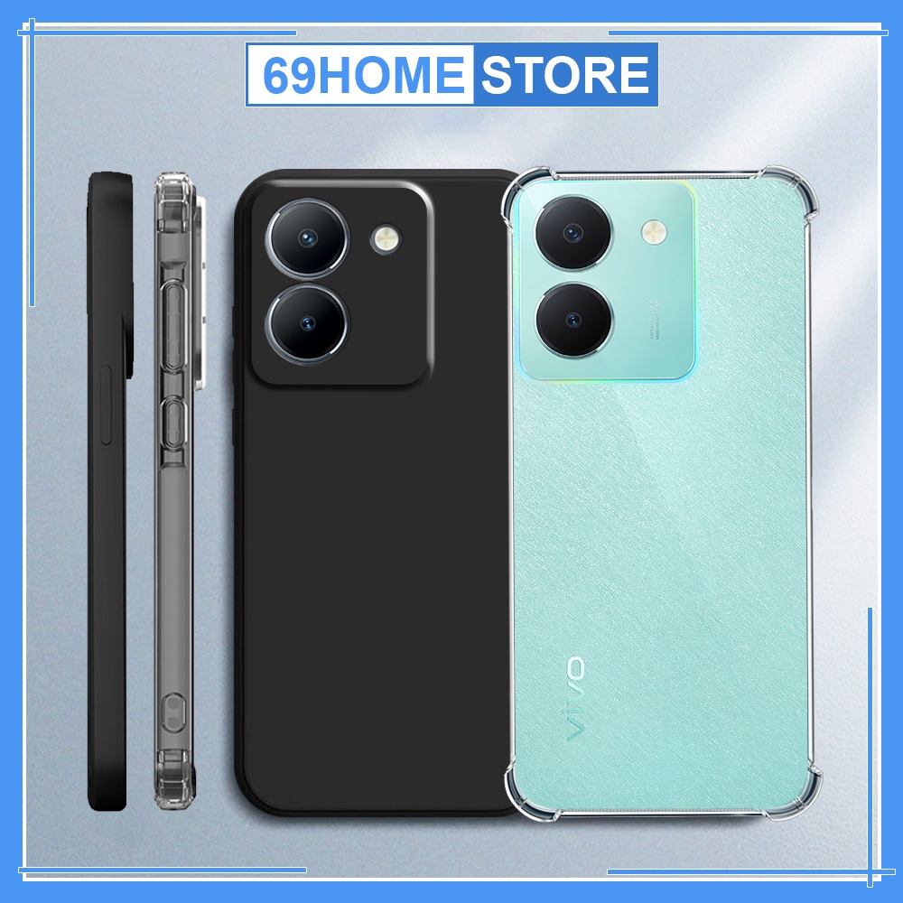 เคส Vivo Y36 / Y76 / Y78 กันกระแทก โปร่งใส กันกล้อง