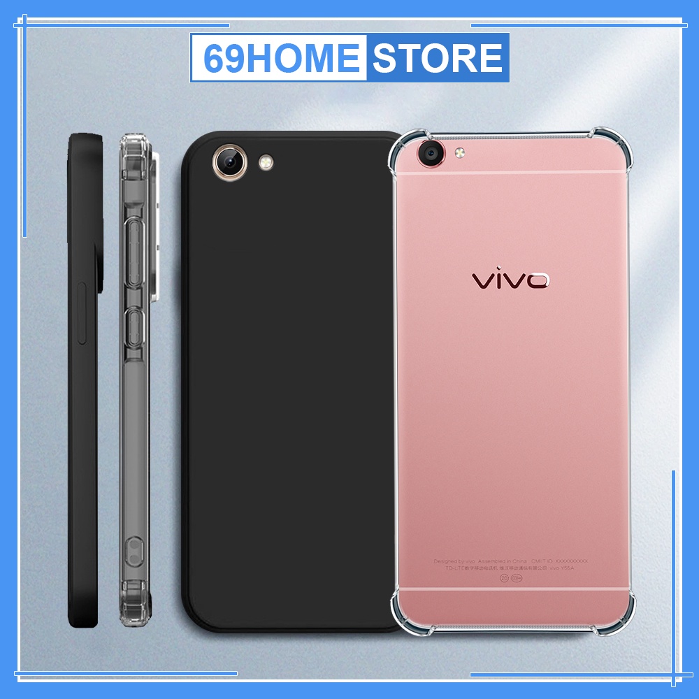 เคส Vivo Y53 / Y55 / Y71 กันกระแทก โปร่งใส กันกล้อง